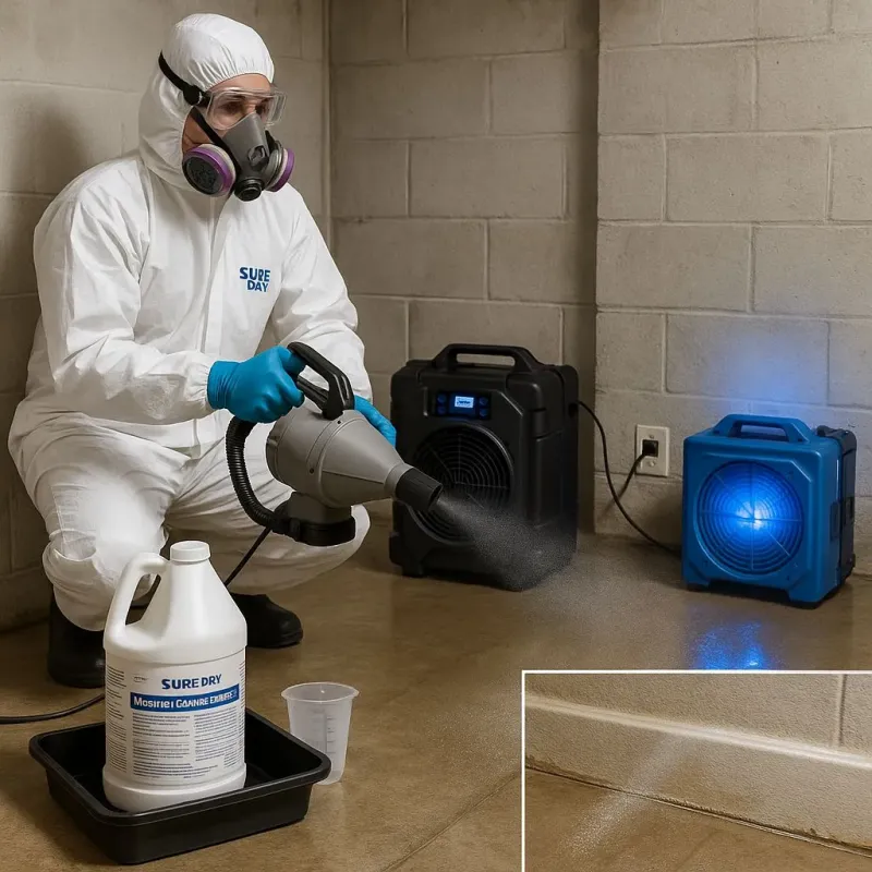 Sanitization and Odor Removal process in East Rutherford, NJ
