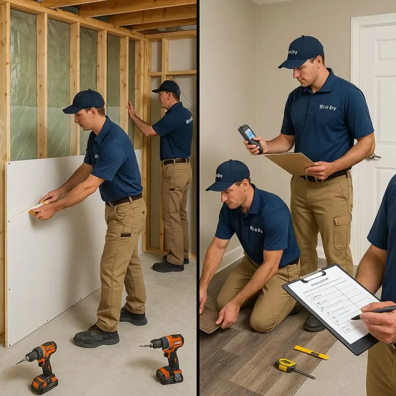 Repairs and Reconstruction process in East Rutherford, NJ