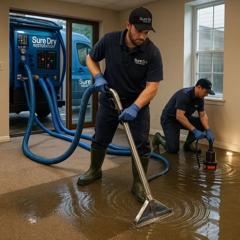 Water Extraction and Removal process in East Rutherford, NJ